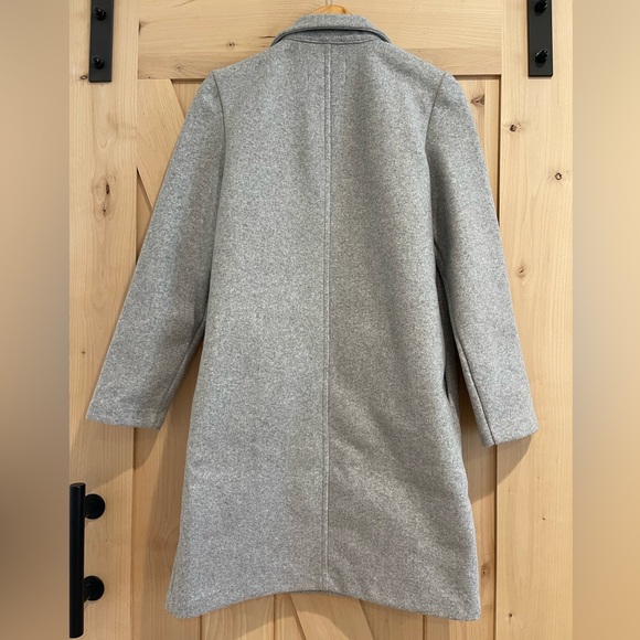 Stradivarius Grey Coat - Picture 4 of 6